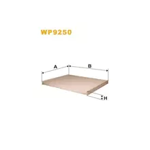 WP9250 Фільтр салону (фільтр кабіни) [WIX]