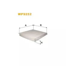 WP9252 Фільтр салону (фільтр кабіни) [WIX]