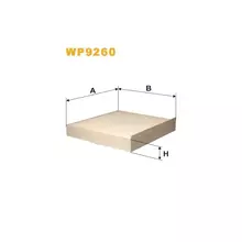 WP9260 Фільтр салону (фільтр кабіни) [WIX]