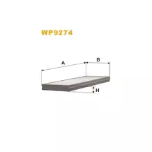 WP9274 Фільтр салону (фільтр кабіни) [WIX]