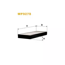 WP9278 Фільтр салону (фільтр кабіни) [WIX]