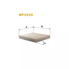 WP9290 Фільтр салону (фільтр кабіни) [WIX]