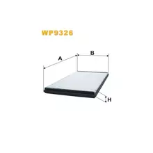 WP9326 Фільтр салону (фільтр кабіни) [WIX]