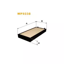 WP9338 Фільтр салону (фільтр кабіни) [WIX]