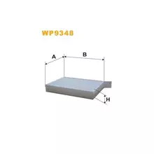 WP9348 Фільтр салону (фільтр кабіни) [WIX]