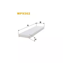 WP9362 Фільтр салону (фільтр кабіни) [WIX]