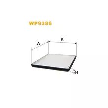 WP9386 Фільтр салону (фільтр кабіни) [WIX]