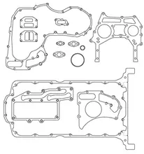 U5LB0384 Комплект прокладок Perkins - низ двигуна U5LB0384 Комплект прокладок Perkins - низ двигуна