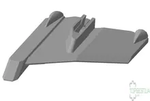 ARTCS-SOC654W-MC2 Долото 650 праве Agrisem