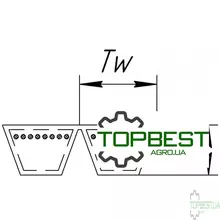 227255 Ремінь багатоклиновий [Gates Agri]