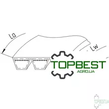 980851 Ремінь багатоклиновий 1424227 [Gates Agri]