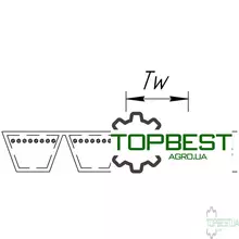 692149 Ремінь багатоклиновий 1424269 [Gates Agri]