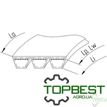71197999 Ремінь багатоклиновий 3HB114 [Carlisle]