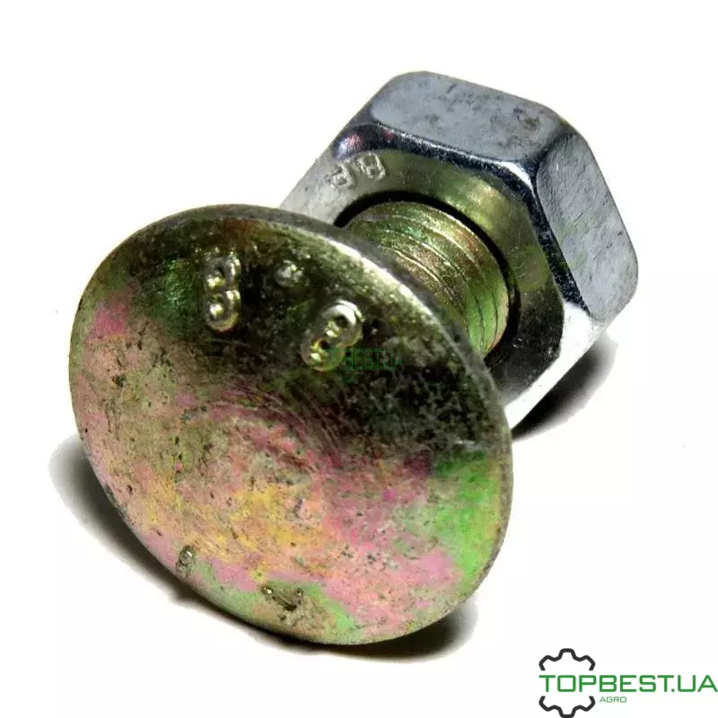 03M7311 Болт м8х38 напівпотайний з гайкою 8,8 John Deere