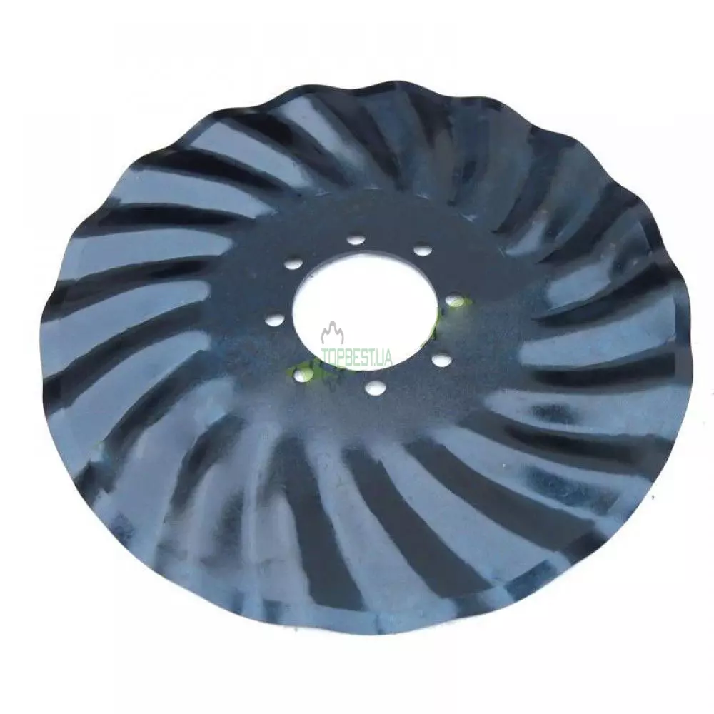 2Y 5-1928-18R.102 Диск хвилястий D=460 мм турбо, 8 отворів, Great Plains 820-215с, 820-327с (Bellota) Great Plains