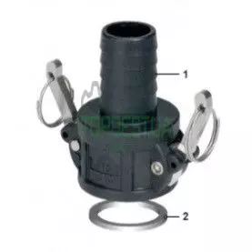 8034403 Camlock тип C мама G2"/шланг 50 New Holland