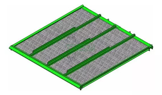 AXE20456 Решето колосове нижнє електричне регулювання 1426x1316x171mm PW Group AH212241 / AH208127