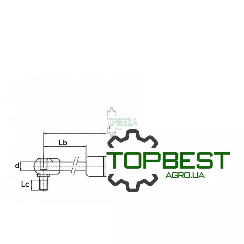 565419 Амортизатор дверей - Claas