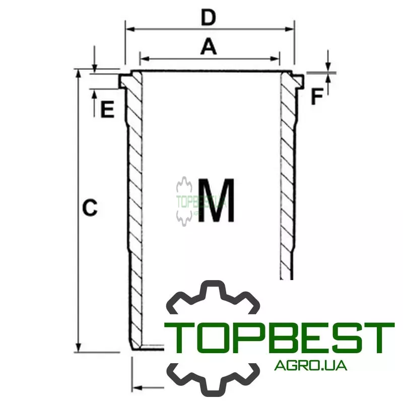 AR63060 Гільза готова двигуна - John Deere