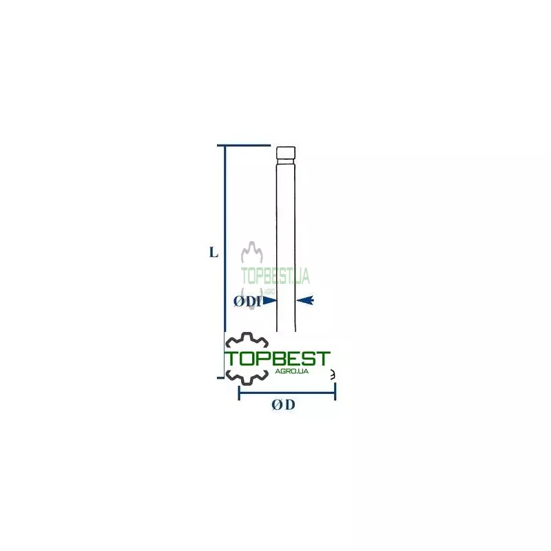 R504060 Клапан впускний двигуна - John Deere
