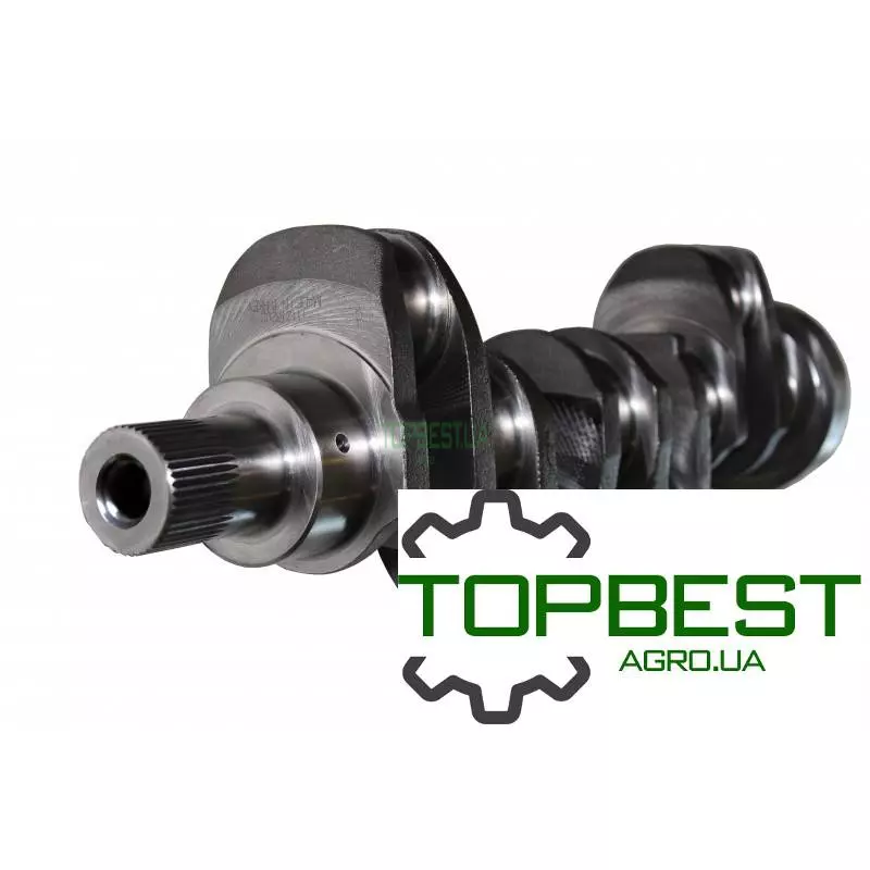 Колінвал двигуна (1/6отв., під сальник) 31315981 Massey Ferguson Perkins [Genmot]