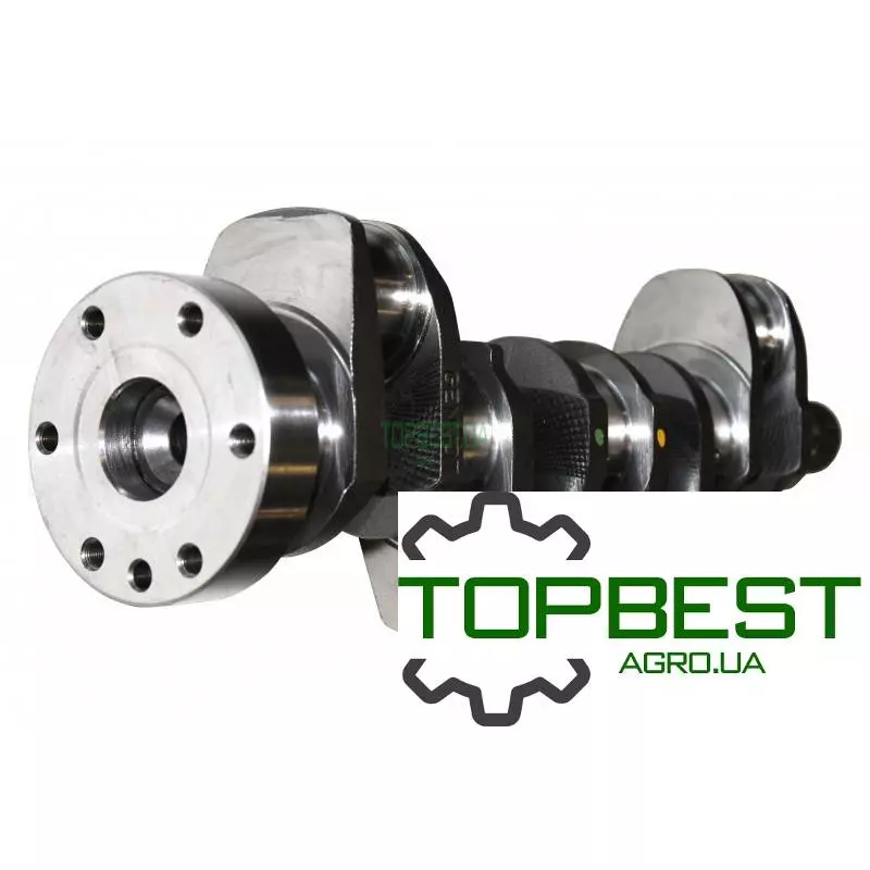 Колінвал двигуна (1/6отв., під сальник) 31315981 Massey Ferguson Perkins [Genmot]