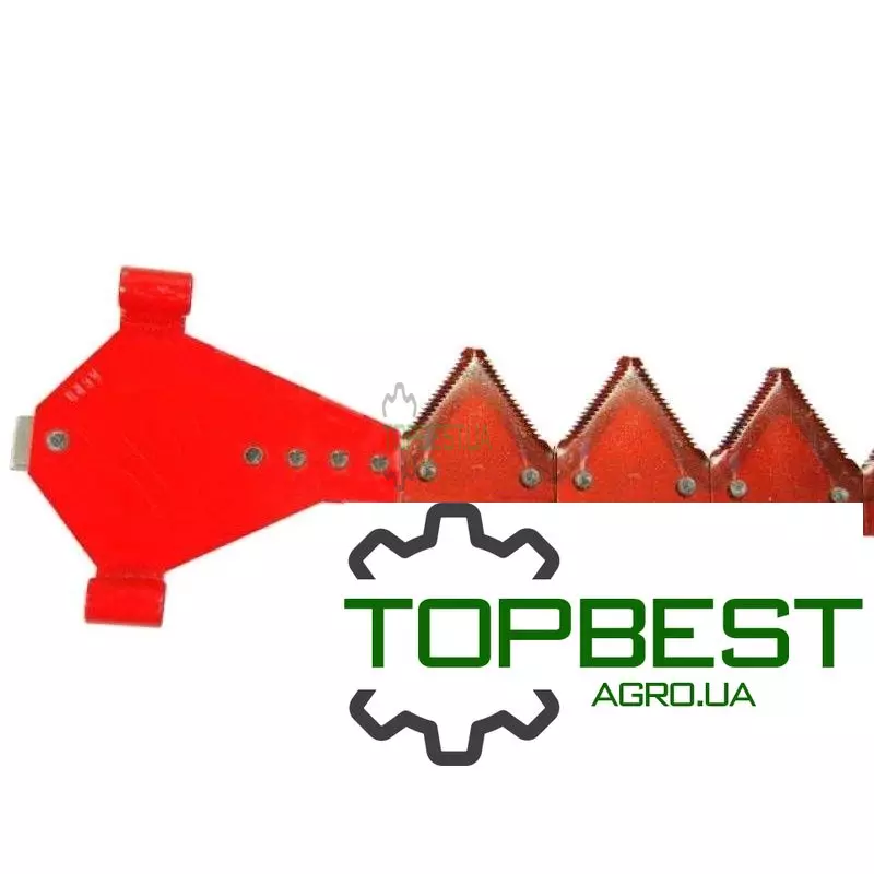 412384M91 Коса жатки 2200 мм, Massey Ferguson - 30 сегментів , в зборі