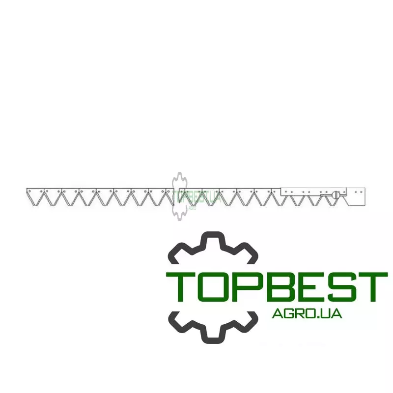 011488 Коса жатки 3.6м комбайна CLAAS в зборі