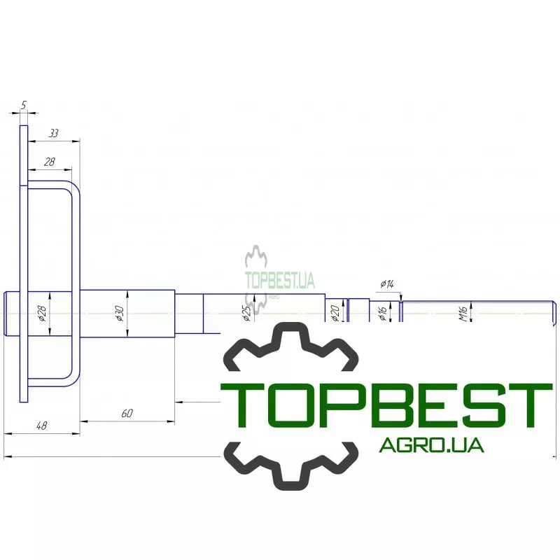 644074 Кронштейн варіатора вентилятора комбайна Claas