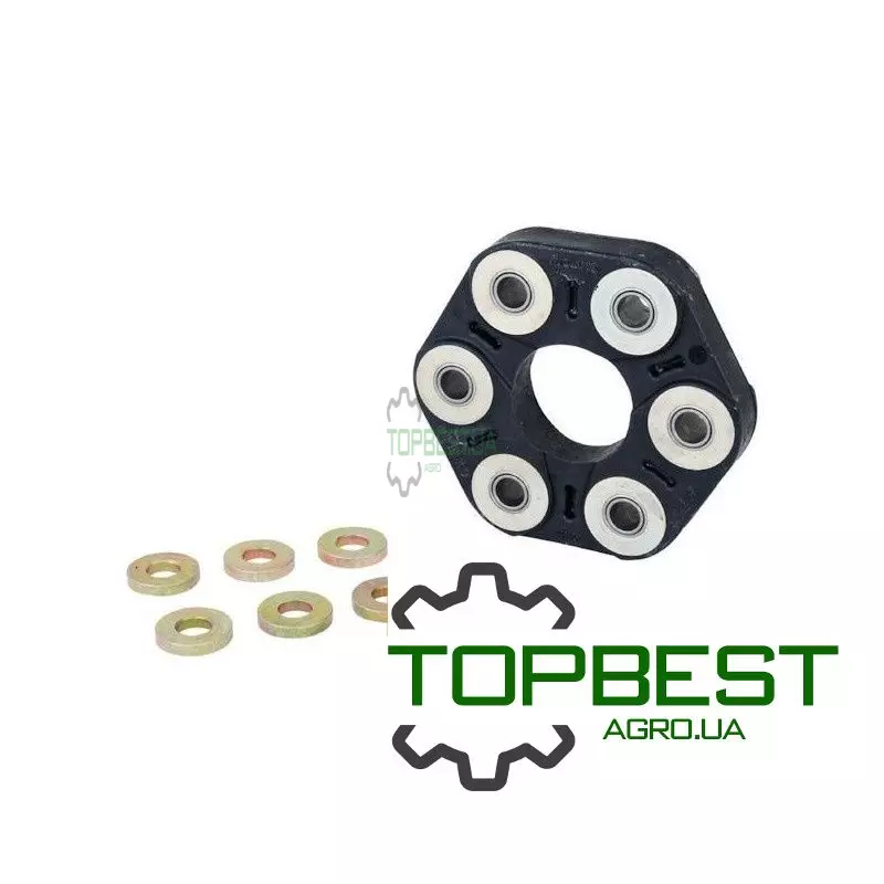 657556 Гумова муфта трансмісії комбайна Claas - 70х195мм