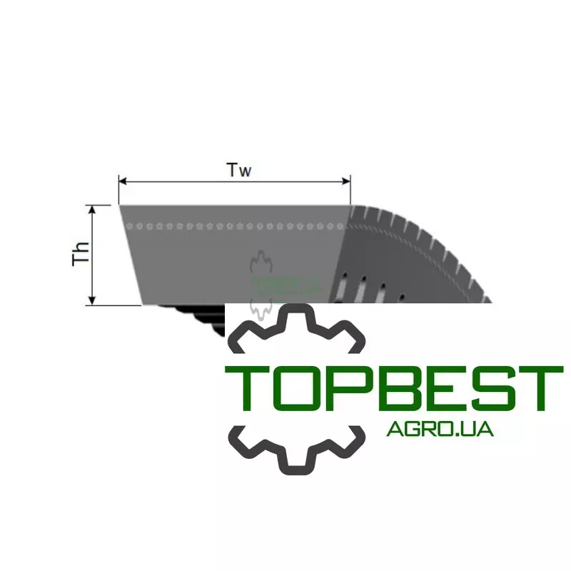 1499328 Варіаторний комбайновий ремінь [Gates Agri] - 0006614290 Claas