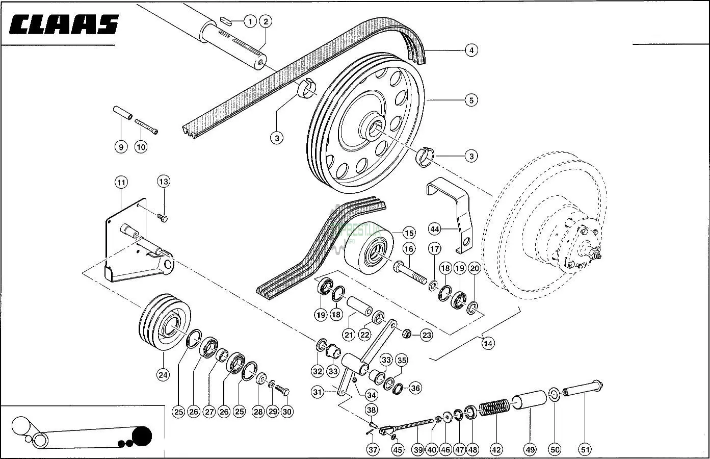 0006285420 Тримач ролика [Claas Original]