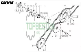 0006289591 Шків клиноремінний [Claas Original]