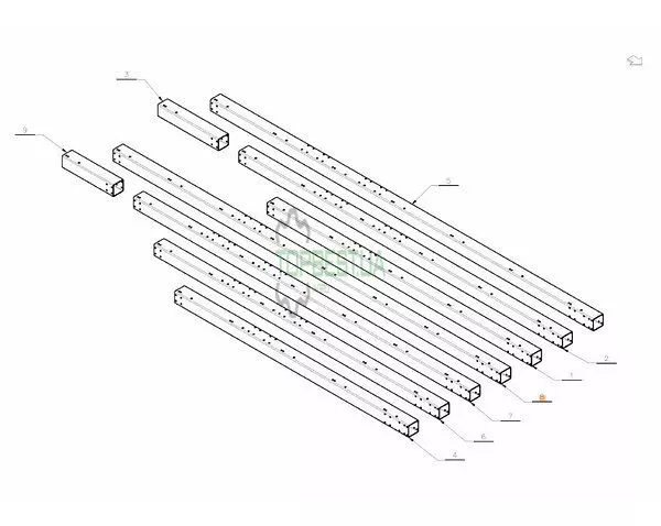 28121300 Рама Joker 6/8RT till 2010 Horsch