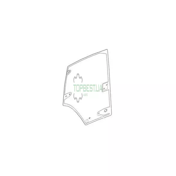 344730A2 Скло кабiни ліве New Holland