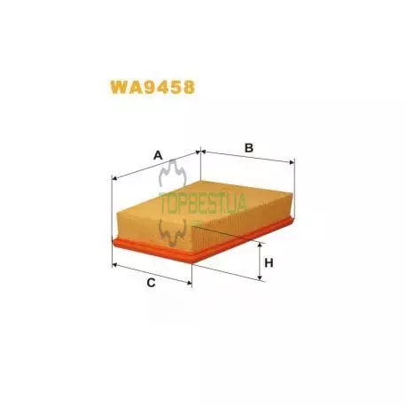 WA9458 Фільтр повітряний [WIX]