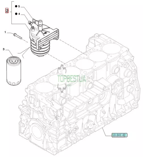 5801465187 Фільтр в зборі New Holland