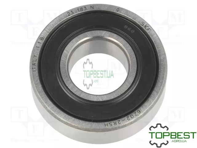 6202-2RSH Підшипник кульковий d>30 15X35X11