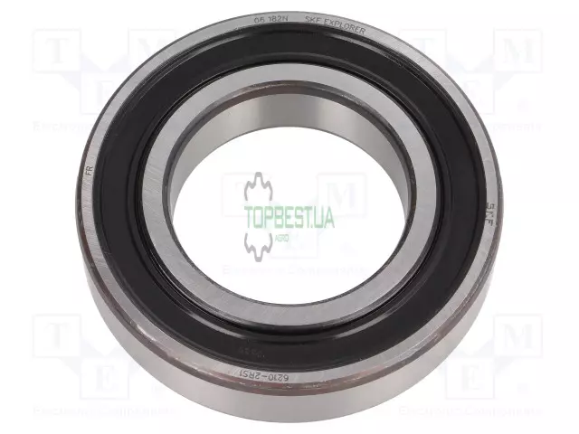 6210-2RS1 Підшипник кульковий d>30 50X90X20