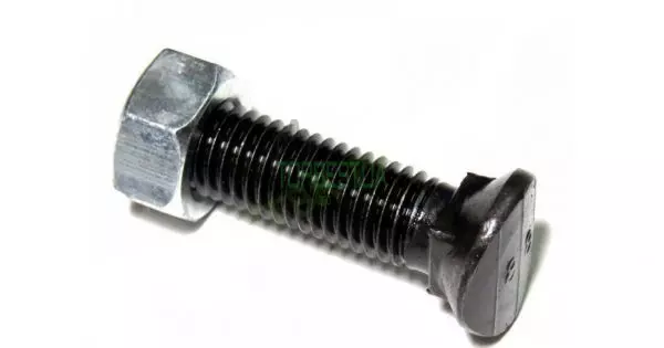 63420331/425703312 Спецболт 1199D м12х33 (12.9) з 2-ма зрізами конічний оц. гайкою Kverneland