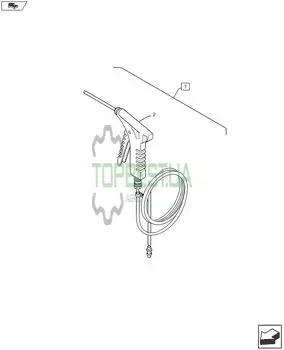 84045084 Пістолет обдува в зборі New Holland