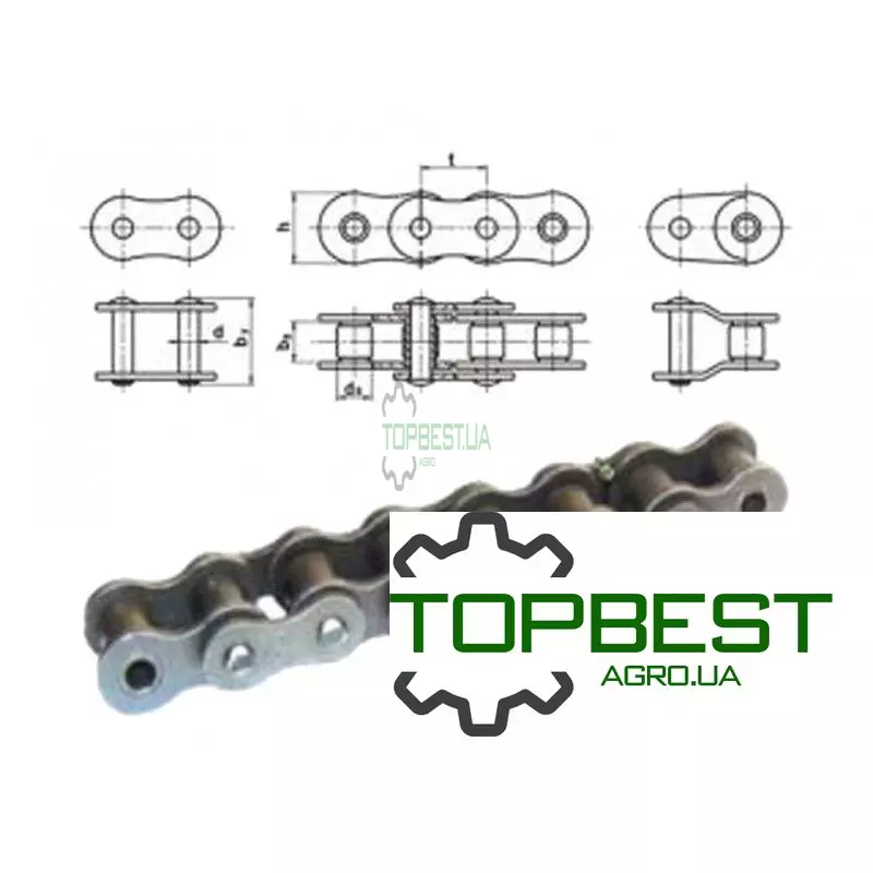 AZ32304 Ланцюг роликовий 10A-1 на 74 ланок - John Deere
