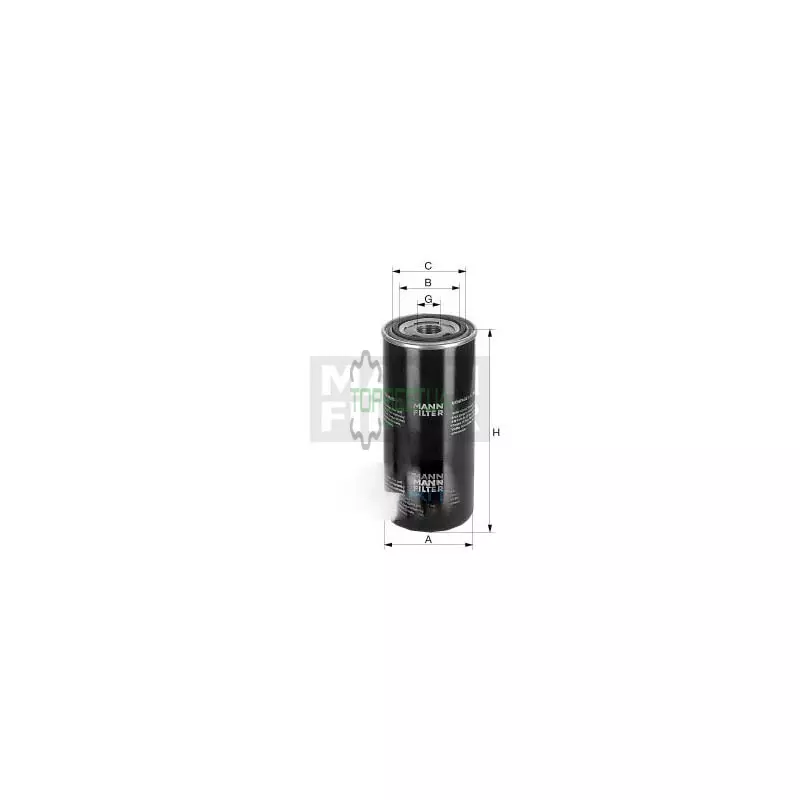WD9001 Фільтр гідравлічний [MANN]