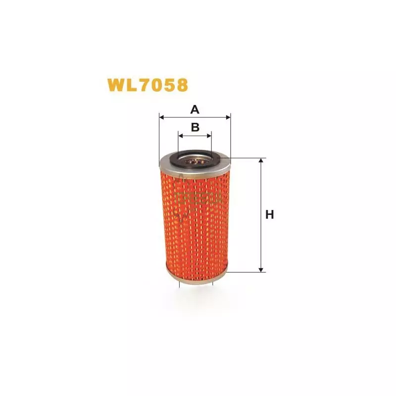 WL7058 Фільтр масляний (вставка) [WIX]