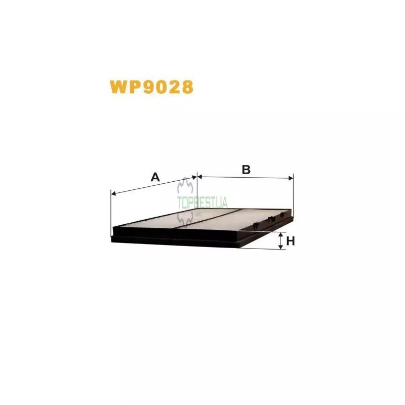 WP9028 Фільтр масляний (вставка) [WIX]