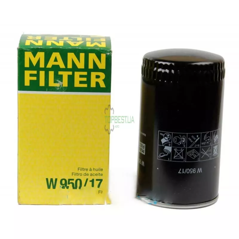 W950/17 Фільтр масляний [MANN]