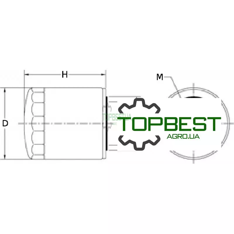 P552819 Фільтр масляний OC 26 [Knecht]