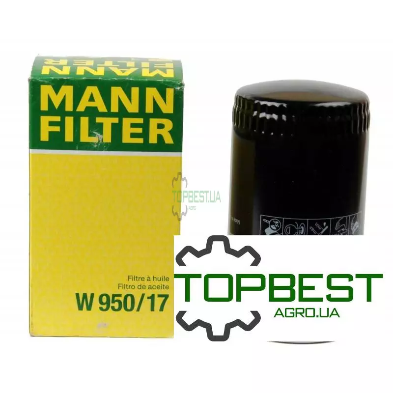 86605897 Фільтр масляний W950/17 [MANN]