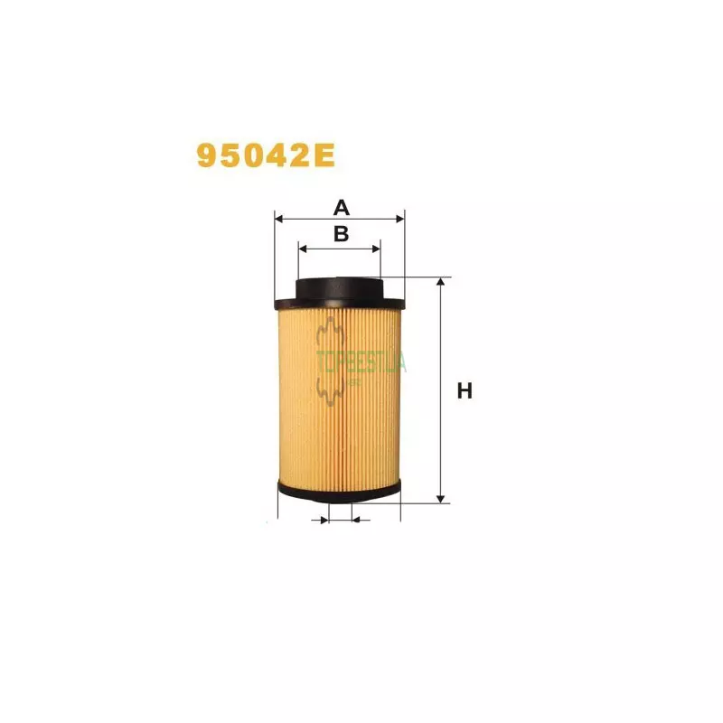 95042E Фільтр паливний (вставка) [WIX]