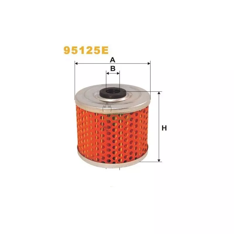 95125E Фільтр паливний (вставка) [WIX]